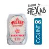 Veetee - Lavinia Essentials Bundle: 6-Pack Sticky Rice Steam Filtered 10.6 oz Microwaveable Tray + 1 Utility Prop. view 2