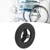 10x2inch Polyurethane Wheelchair Front Wheel - Solid Rollator Walker Caster, Anti Skid, Wide Application with 6001 Bearing for, view 3