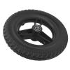 10x2inch Polyurethane Wheelchair Front Wheel - Solid Rollator Walker Caster, Anti Skid, Wide Application with 6001 Bearing for, view 4