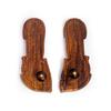Boscaiola24 Wooden Khadau Pooja Articles, Charan Paduka, Wooden Slipper, Wooden Sandals, Khadau for Worship Neuropathy view 3