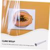 Ipetboom Food Cling Wrap Roll 30cmx20m Film Food Save Wrap Slide Cutter Easy to Use for Commercial Use Random Style view 4