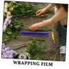 GARVALON 1roll Cellophane Wrap Film Floral for Bouquet Wrapping for Flower Shops Crafts view 3