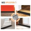 0.6'' Rise Threshold Ramp for Doorways, Rubber Wheelchair Ramp for Home Entry, Non Slip Door Threshold Transition Ramp for Wheelchairs, Walker, Scooter & Handicap Access view 4