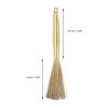Stainless Steel Pot Brush, Heavy Duty Scrub Brush for Kitchen, Dishes, Pans, Skillets, Sinks,Countertops,Stoves,Plates (Gold) view 2