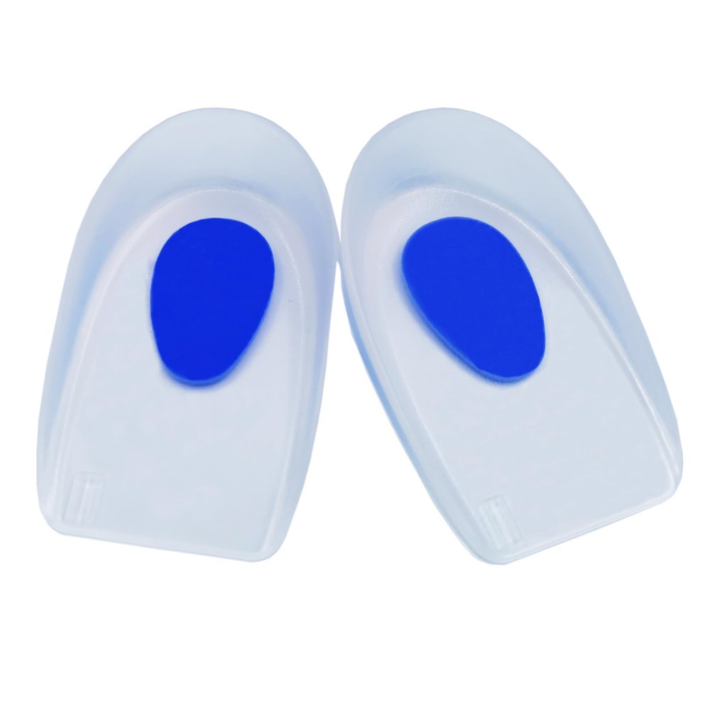 2pack-Gel Heel Cups for Kid's SportTraction Shock Absorbing Lightweight/Kids Heel Cups for Heel Pain Sensitive Heels, Ankle Pain, Plantar Fasciitis, or Heel Spurs (Kid's 5-8.5 Women 7-10.5)