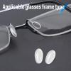 100 PairEyeglasses Nose Pad Air-Cushioned Push in Clip on Eyewear Part for Eyeglasses Shop by Dhoptical view 3