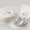 Double Layer Dentals Case Round Brace Box Retainer Case Invisible Brace Storage Box Mouth Guard Case For Travel view 3