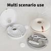 Double Layer Dentals Case Round Brace Box Retainer Case Invisible Brace Storage Box Mouth Guard Case For Travel view 4