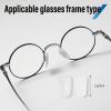 (100 Pair) Eyeglasses Nose Pad Cover Silicone Coat for Eyewear Part Soft Push in by Dhoptical (18MM 100 Pair) view 2