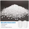 (100 Pair) Eyeglasses Nose Pad Cover Silicone Coat for Eyewear Part Soft Push in by Dhoptical (18MM 100 Pair) view 4