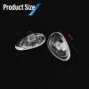 (250 Pair) Eyeglasses Nose Pad Silicone Material Soft Horseshoe Shape Screw in and Push in Clip-on for Eyewear Shop and Eye Hospitcal (Push in (Clip-on), 16MM 250 Pair) view 2