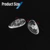 (250 Pair) Eyeglasses Nose Pad Silicone Material Soft Horseshoe Shape Screw in and Push in Clip-on for Eyewear Shop and Eye Hospitcal (Push in (Clip-on), 15MM 250 Pair) view 2