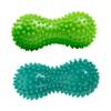 SKISUNO 2pcs Ergonomic Peanut Ball Massagers PVC Rolling Balls for Muscle Relief Full Body Massage Rollers view 1