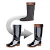 Luxylei 1 Pair Rain Boots Liners Thermal Socks Shoe Inserts Winter Insert Shoe Liners Shoes Inner Cover Accessories for Men Women view 2