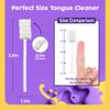 Trueocity Baby Tongue Cleaner Newborn Soft Oral Cleaner for Infants, Gum & Mouth Cleaning for 0-3 Month Babies, Easy to Use and Safe for Daily Hygiene Best Value Pack of 55 Units view 3