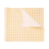 HARFINGTON 30pcs Square Checkered Wax Paper Sheets 10" x 10" Oil-absorbing Dry Food Wrapping Paper for Sandwich Baking Paper Liners Picnic Basket Bread Hamburger Wrap Kitchen, Yellow view 1