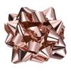MECCANIXITY 10 Inch Large Gift Bow Self Adhesive Metallic Christmas Bows Rose Gold for Gift Wrapping, Present Baskets, Party Decoration, Holiday, Wedding 2Pcs view 1
