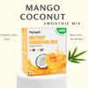 Poptopia Mango Coconut Smoothie Mix, Smoothie CHAMP, No Added Preservatives or Colors, A Quick, Nutritious, and Delicious drink, All Natural, 0% Sugar, Pack of 5 = 125gms = ~1Litre Fresh Smoothie view 2