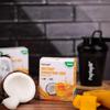 Poptopia Mango Coconut Smoothie Mix, Smoothie CHAMP, No Added Preservatives or Colors, A Quick, Nutritious, and Delicious drink, All Natural, 0% Sugar, Pack of 5 = 125gms = ~1Litre Fresh Smoothie view 4