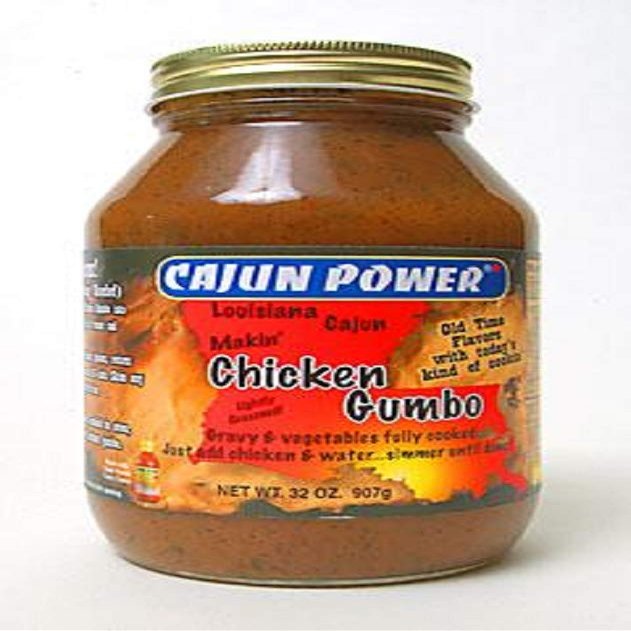 Cajun Power Chicken Gumbo Soup 32 oz (Pack of 6)