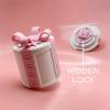3d Annoying Gift Box,Annoying Screw-Top Puzzle With Bow Hidden Compartment Adults Prank Screw For Holiday Novelty Desktop Decoration Boxs (Pink) view 2