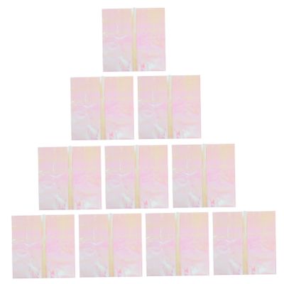 MOLUCKFU 10sheets Glassine Wrapping Paper Cellophane Packing Film for Flower Bouquets Diy Crafts and Wrapping