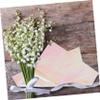MOLUCKFU 10sheets Glassine Wrapping Paper Cellophane Packing Film for Flower Bouquets Diy Crafts and Wrapping view 3