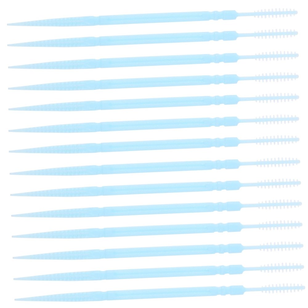 HOUDERCO 1060pcs Disposable Plastic Toothpicks Double-Head Oral Care Interdental Floss Cleaners for Teeth Cleaning Portable and Safe for Daily Use