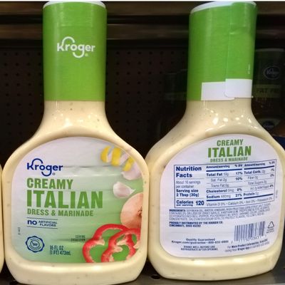 Creamy Italian Salad Dressing (Pack OF 2 Bottles) 16 fl oz. Each.