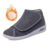 FIDSEJEONA Warm Bootie Men 4.5/Women 5.5, Fleece Diabetic Shoes, Diabetes Shoes Soft Bottom, Wide Width Slip-on Shoes, Unfettered Fit, for Valgus Feet, Toes Valgus, and Splayed Feet view 1