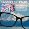 CREATCABIN 6 Packs Microfiber Cleaning Cloth Elegant Flower Design Microfiber Cloth Soft Multicolor Glasses Cleaner Wipes Cloth for Reusable Eyeglasses Camera Cell Phone Screens Glasses 6.1x6.1 Inch view 4