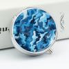 Blue Camouflage Pattern Pill Box Mini Pill Case Pocket Pill Case for Men Travel Pill Box Cute Pill Organizer 3 Compartment Medicine Pill Organizer Pill Container Pill Holder view 4