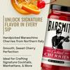 Barsmith Cocktail Cherries - Premium Maraschino Cherries for Cocktails - Hand-Selected Italian Cherry with Rich Flavor - Perfect Cocktail Garnish for Old Fashioneds & Whiskey - 10 oz Jar (Pack of 1) view 4