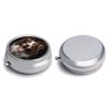 Dog Sticking Out Tongue Pill Box Mini Pill Case Pocket Pill Case for Men Travel Pill Box Cute Pill Organizer 3 Compartment Medicine Pill Organizer Pill Container Pill Holder view 3