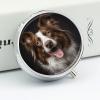 Dog Sticking Out Tongue Pill Box Mini Pill Case Pocket Pill Case for Men Travel Pill Box Cute Pill Organizer 3 Compartment Medicine Pill Organizer Pill Container Pill Holder view 4