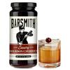 Barsmith Luxury Bourbon Cherries, Dark Rich Cocktail Cherry Made with Whiskey & Vanilla, Bourbon Cherries for Old Fashioned, Manhattan, Dessert Recipes, 10 oz Glass Jar view 1