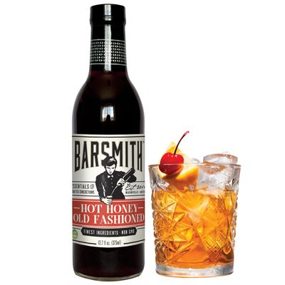 Barsmith Hot Honey Old Fashioned Mix - Smooth Honey and Subtle Spice Notes - No Artificial Flavors & Non-GMO Cocktail Mixer - Ideal for Old Fashioned, Manhattans and Whiskey Sours - 12.7oz (Pack of 1)