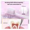 KHOGSBPSW Manual Toothbrush Ultra-fine Soft Toothbrush Million Nano Bristle Adult Tooth Brush Teeth Deep Cleaning Portable Travel Dental Oral Care Brush Toothbrush(PT-Black 1PCS) view 3