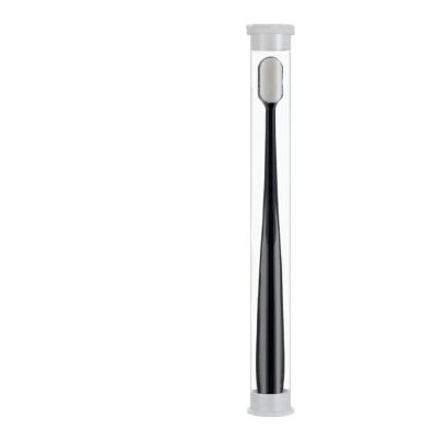KHOGSBPSW Manual Toothbrush 5PC Ultra-fine Soft Toothbrush Million Nano Bristle Adult Tooth Brush Teeth Deep Cleaning Portable Travel Dental Oral Care Brush Toothbrush(1pc-Black Flat)