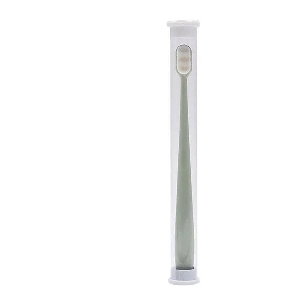 KHOGSBPSW Manual Toothbrush 5PC Ultra-fine Soft Toothbrush Million Nano Bristle Adult Tooth Brush Teeth Deep Cleaning Portable Travel Dental Oral Care Brush Toothbrush(1pc-Green Wave)