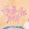 10 Pcs Sparkling Foil Firework Cupcake Toppers For New Year's Holidays Birthday Wedding Graduation Party Supplies (Pink) view 2