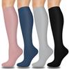 Aoliks Compression Socks for Women and Men, 4 Pairs, Support Stockings view 1