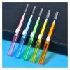 KHOGSBPSW Manual Toothbrush 5 X 60Pcs/Box Toothpick Interdental Brush 0.6-1.5Mm Cleaning Between Teeth Oral Care Shape Tooth Floss Toothbrush(5packs-Green-0.8mm) view 3