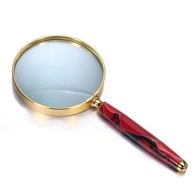 Magnifying 3X Handheld Portable HD Magnifier for Old People Youth Reading Check Coin Insect Rock Crossword Handheld Decoration