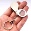 Magnifying Pocket Glass 8X Folding Portable Mini Magnifier Small Key Chain Read The Instructions The Gift to Old Man Handheld Decoration view 2