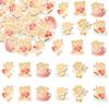 Gyufise 48Pcs Edible Valentine's Day Cupcake Toppers Sweet Love Heart Bear Cake Decorations Edible Wafer Paper Bear Cake Toppers for Happy Valentine's Day Theme Party Supplies view 4