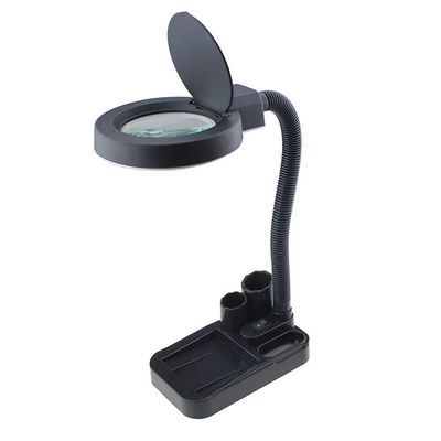 NUHSLF Mobile Phone Repair Desktop Magnifier Desk Lamp 40 LED Lamp with Magnifying Glass Plate Decoration