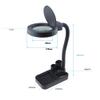 NUHSLF Mobile Phone Repair Desktop Magnifier Desk Lamp 40 LED Lamp with Magnifying Glass Plate Decoration view 3