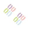 Uonlytech 16pairs Self-adhesive Toilet Seat Cushions Washable and Thickened Bathroom Covers Soft and Warm and Comfortable for All Ages view 1