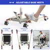 Patient Lift Transfer Chair for Home Portable Wheelchair Lift for Car & Toilets, Bedside Commode Toilets Seat, Transfer Aid for Elderly Height Adjustable (Basic Style) view 3